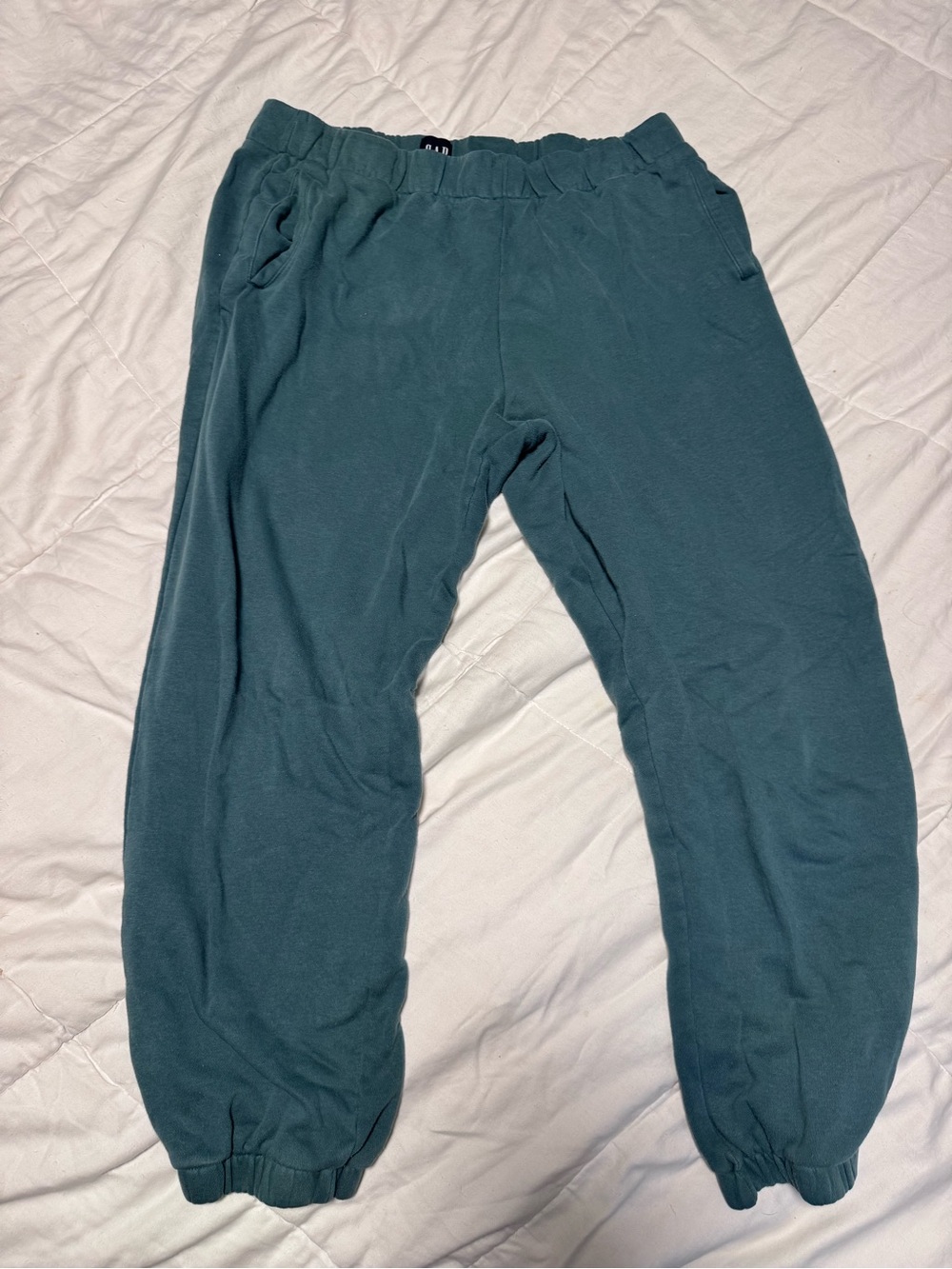 GAP Teal Green Jogger Sweatpants